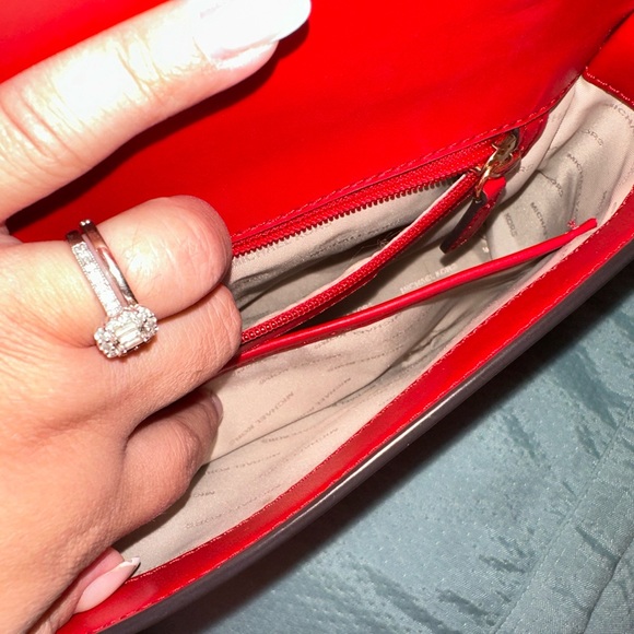Michael Kors Mini Red Purse - Picture 7 of 9